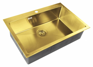 Мойка кухонная Zorg Inox Pvd SZR-7551 bronze Мойка кухонная Zorg Inox Pvd SZR-7551 bronze