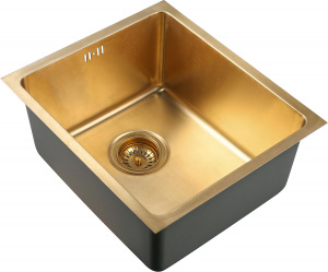 Мойка кухонная Zorg Inox Pvd SZR-4438 bronze Мойка кухонная Zorg Inox Pvd SZR-4438 bronze