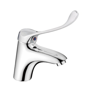 Смеситель для раковины с хирурнической ручкой Haiba HB1054, хром Смеситель для раковины с хирурнической ручкой Haiba HB1054, хром