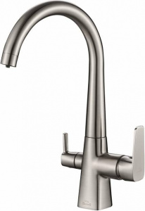Смеситель Steel Hammer SH 819 SATIN для кухонной мойки Смеситель Steel Hammer SH 819 SATIN для кухонной мойки
