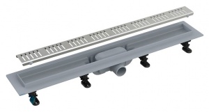 Душевой лоток AlcaPlast APZ10-Simple 750 с решеткой и опорами Душевой лоток AlcaPlast APZ10-Simple 750 с решеткой и опорами