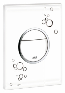 Кнопка смыва Grohe Nova Cosmopolitan  белая с черным Кнопка смыва Grohe Nova Cosmopolitan  белая с черным