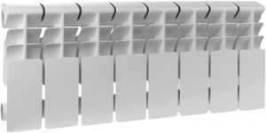 Радиатор алюминиевый Rommer Plus 200 8 секций Радиатор алюминиевый Rommer Plus 200 8 секций