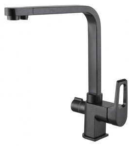 Смеситель Zorg Clean Water ZR 334 YF черный металлик для кухонной мойки Смеситель Zorg Clean Water ZR 334 YF черный металлик для кухонной мойки