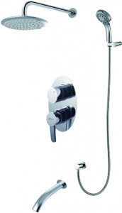 Душевой комплект Lemark Atlantiss LM3222C С ВНУТРЕННЕЙ ЧАСТЬЮ Душевой комплект Lemark Atlantiss LM3222C С ВНУТРЕННЕЙ ЧАСТЬЮ