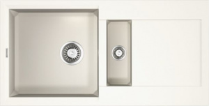 Мойка кухонная Omoikiri Sakaime 86-2-WH белая Мойка кухонная Omoikiri Sakaime 86-2-WH белая