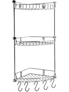 Полка Wasserkraft K-1233 3-ярусная, с крючками Полка Wasserkraft K-1233 3-ярусная, с крючками