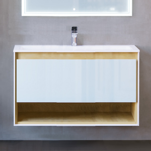 Тумба с раковиной Jorno Glass 100 Тумба с раковиной Jorno Glass 100