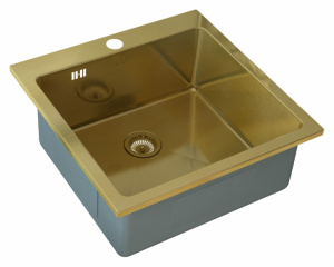 Мойка кухонная Zorg Inox Pvd SZR-51 BRONZE Мойка кухонная Zorg Inox Pvd SZR-51 BRONZE
