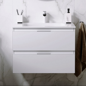 Тумба с раковиной Aqwella 5 stars Accent 75 белый Тумба с раковиной Aqwella 5 stars Accent 75 белый