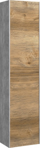 шкаф-пенал Aqwella 5 stars Mobi 35 бетон светлый, дуб балтийский шкаф-пенал Aqwella 5 stars Mobi 35 бетон светлый, дуб балтийский