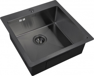 Мойка кухонная Zorg Inox PVD 5151 grafit Мойка кухонная Zorg Inox PVD 5151 grafit