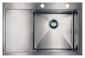 Мойка кухонная Seaman Eco Marino SMB-7852LSK с клапан-автоматом Мойка кухонная Seaman Eco Marino SMB-7852LSK с клапан-автоматом