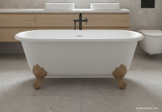 Установка стальной ванны на ножки Установка стальной ванны на ножки