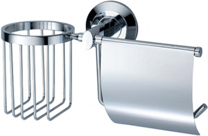 Держатель туалетной бумаги Wasserkraft Rhein K-6259 с держателем освежителя воздуха Держатель туалетной бумаги Wasserkraft Rhein K-6259 с держателем освежителя воздуха