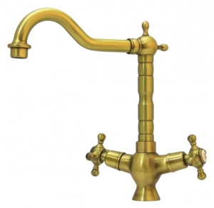 Смеситель Seaman Barcelone SSL-5078 Antique Gold для кухонной мойки Смеситель Seaman Barcelone SSL-5078 Antique Gold для кухонной мойки