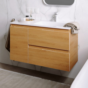 Тумба с раковиной Aqwella 5 stars Accent 90 дуб золотой, правая Тумба с раковиной Aqwella 5 stars Accent 90 дуб золотой, правая