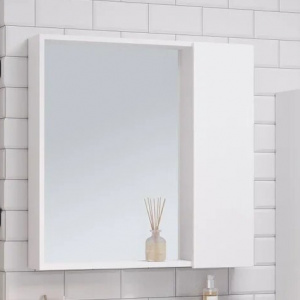 Зеркало-шкаф Runo Манхэттен 75, белое Зеркало-шкаф Runo Манхэттен 75, белое