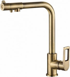 Смеситель Steel Hammer SH 572 BRONZE для кухонной мойки Смеситель Steel Hammer SH 572 BRONZE для кухонной мойки