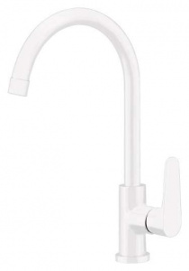 Смеситель Cezares Laconico C LL25-BLC для кухонной мойки, белый Смеситель Cezares Laconico C LL25-BLC для кухонной мойки, белый