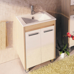 Тумба с раковиной Comforty Тулуза Д 60, напольная, сосна лоредо Тумба с раковиной Comforty Тулуза Д 60, напольная, сосна лоредо