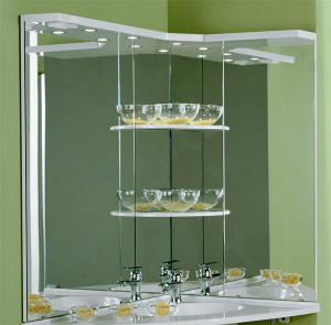 Зеркало Акватон Корнер 100 R угловое Зеркало Акватон Корнер 100 R угловое