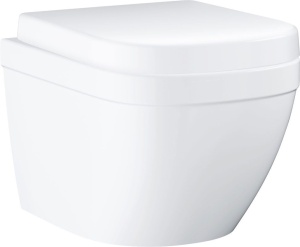 Унитаз подвесной Grohe Euro Ceramic 49см 39206000+39330001 Унитаз подвесной Grohe Euro Ceramic 49см 39206000+39330001