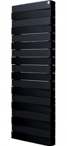 Радиатор биметаллический Royal Thermo Piano Forte Tower noir sable 18 секций, черный Радиатор биметаллический Royal Thermo Piano Forte Tower noir sable 18 секций, черный