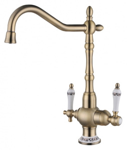 Смеситель Zorg Clean Water ZR 336 YF-50 BR для кухонной мойки Смеситель Zorg Clean Water ZR 336 YF-50 BR для кухонной мойки