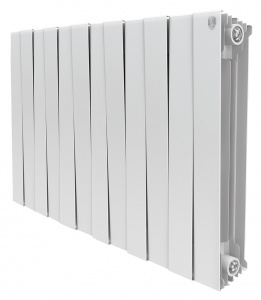 Радиатор биметаллический Royal Thermo Piano Forte 500 bianco traffico 12 секций, белый Радиатор биметаллический Royal Thermo Piano Forte 500 bianco traffico 12 секций, белый