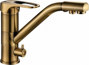 Смеситель Steel Hammer SH 321 BRONZE для кухонной мойки Смеситель Steel Hammer SH 321 BRONZE для кухонной мойки