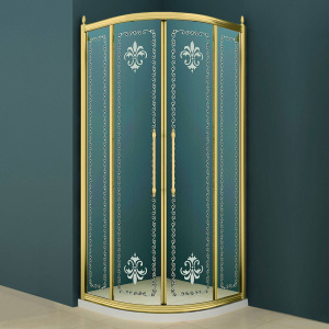 Душевой уголок Cezares Retro scorrevole R2 90 CP G Душевой уголок Cezares Retro scorrevole R2 90 CP G