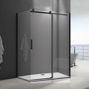 Душевой уголок Good Door Galaxy WTW+SP-C-В 140x90, профиль черный Душевой уголок Good Door Galaxy WTW+SP-C-В 140x90, профиль черный