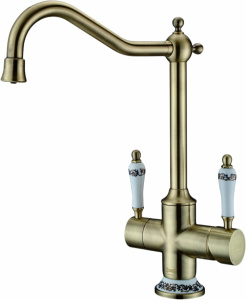 Смеситель Zorg Sanitary ZR 344 YF BR для кухонной мойки Смеситель Zorg Sanitary ZR 344 YF BR для кухонной мойки
