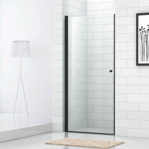 Душевая дверь в нишу Cezares Eco O-B-1-90-C-NERO стекло прозрачное Душевая дверь в нишу Cezares Eco O-B-1-90-C-NERO стекло прозрачное