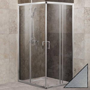 Душевой уголок BelBagno Unique A-2-85/100-P-Cr стекло punto Душевой уголок BelBagno Unique A-2-85/100-P-Cr стекло punto
