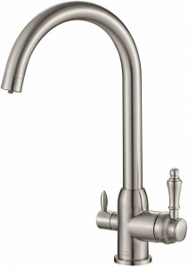 Смеситель Steel Hammer SH 723 SATIN для кухонной мойки Смеситель Steel Hammer SH 723 SATIN для кухонной мойки