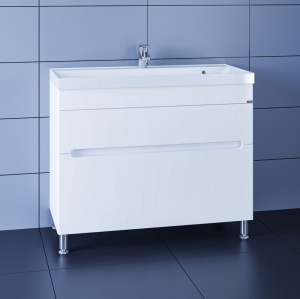 Тумба с раковиной СанТа Лондон (Classic) 100 напольная, 2 ящика Тумба с раковиной СанТа Лондон (Classic) 100 напольная, 2 ящика