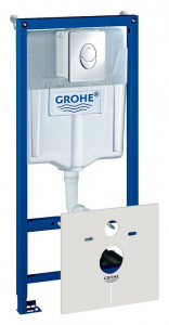 Система инсталляции для унитазов Grohe Rapid SL 38750001 4 в 1 с кнопкой смыва Система инсталляции для унитазов Grohe Rapid SL 38750001 4 в 1 с кнопкой смыва