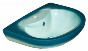 Раковина Rosa Комфорт зелёная Раковина Rosa Комфорт зелёная