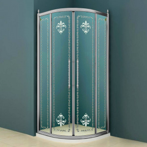 Душевой уголок Cezares Retro scorrevole R2 90 CP Cr Душевой уголок Cezares Retro scorrevole R2 90 CP Cr