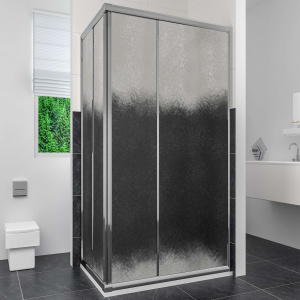 Душевой уголок RGW Classic CL-42 1000x800x1850 профиль хром, стекло шиншилла Душевой уголок RGW Classic CL-42 1000x800x1850 профиль хром, стекло шиншилла