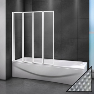 Шторка на ванну Cezares Relax V-4-90/140-P-Bi-L стекло punto Шторка на ванну Cezares Relax V-4-90/140-P-Bi-L стекло punto