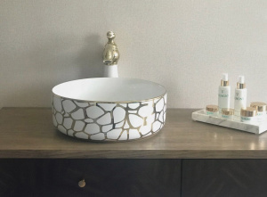 Керамическая раковина Gid D1357h018 Керамическая раковина Gid D1357h018