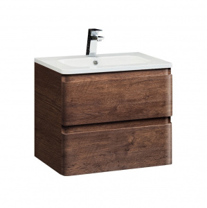 Тумба под раковину Vincea Alba VMC-1A600RW 60 см, подвесная, коричневый Тумба под раковину Vincea Alba VMC-1A600RW 60 см, подвесная, коричневый