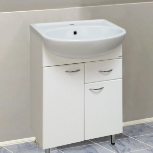 Тумба с раковиной Runo Уют 60 с 1 ящиком Тумба с раковиной Runo Уют 60 с 1 ящиком