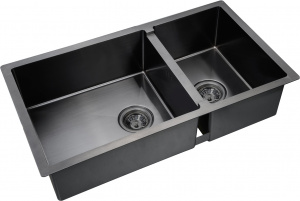 Мойка кухонная Zorg Inox PVD 78-2-44 grafit Мойка кухонная Zorg Inox PVD 78-2-44 grafit
