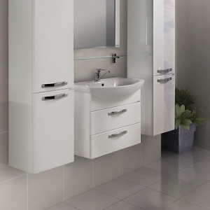 Тумба с раковиной Акватон Ария М 65 белая Тумба с раковиной Акватон Ария М 65 белая