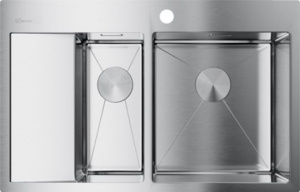 Мойка кухонная Omoikiri Akisame 78-2-IN-R нержавеющая сталь Мойка кухонная Omoikiri Akisame 78-2-IN-R нержавеющая сталь