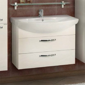 Тумба с раковиной Акватон Ария М 80 белая Тумба с раковиной Акватон Ария М 80 белая